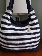 The Sak Crochet Striped Hobo