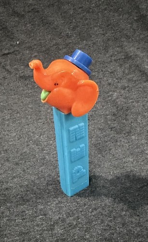 Pez elephant big top - big, orange