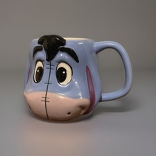 Disney Eeyore Winnie the Pooh Mug Large 3D Barrel Ceramic Coffee Tea Mug Gift