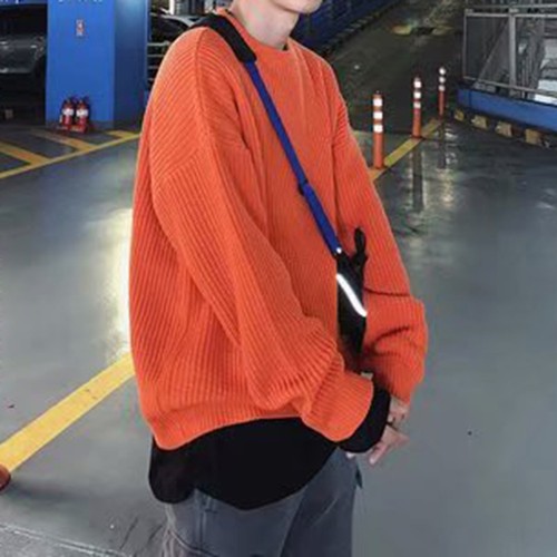 Casual knitted sweater men - casual, men's