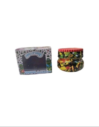 Tobacco glass jar manual herb - tobacco,