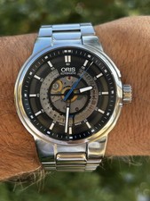 Oris Williams F1 Engine Men’s Watch Skeleton Date Amazing Condition BOX & PAPERS