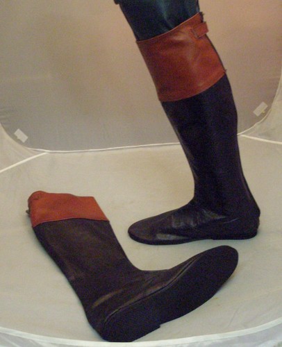 Leather jockey riding boots - jockey,