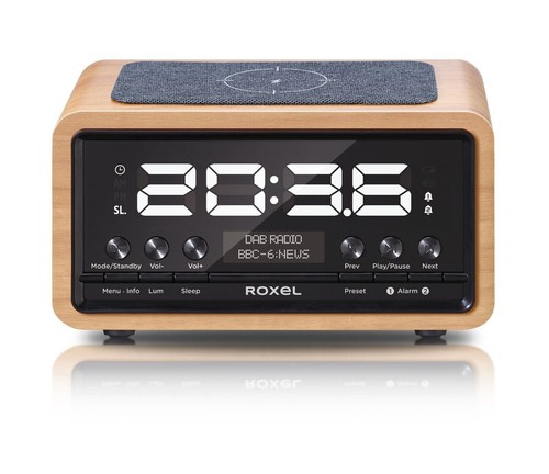 Bedside dab radio with - dab/fm,