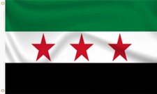 Syria Flag 3 star (new  flag