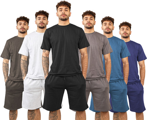 Mens short sleeve pyjamas set - short,