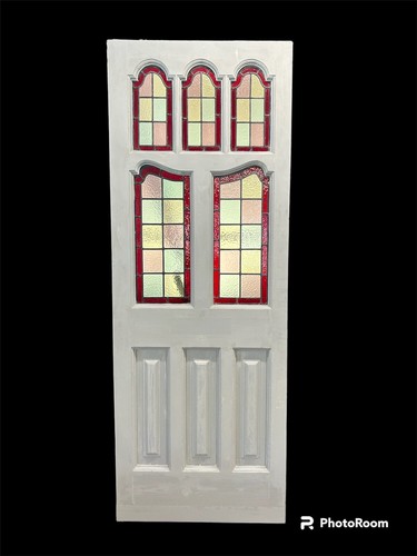Edwardian stained glass front - edwardian,