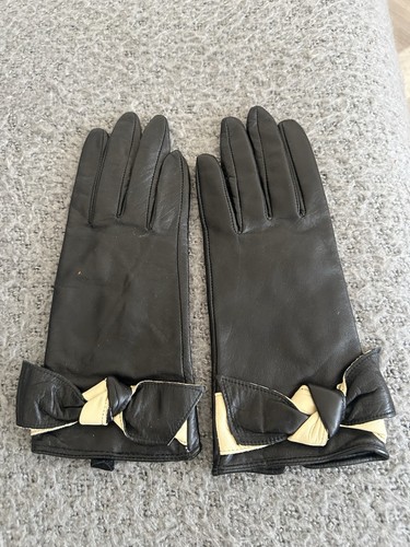 Ladies black leather - m&s,