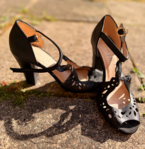 Redoute black leather - la,