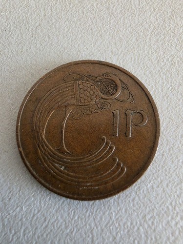 1974 ireland coin - coin, pence