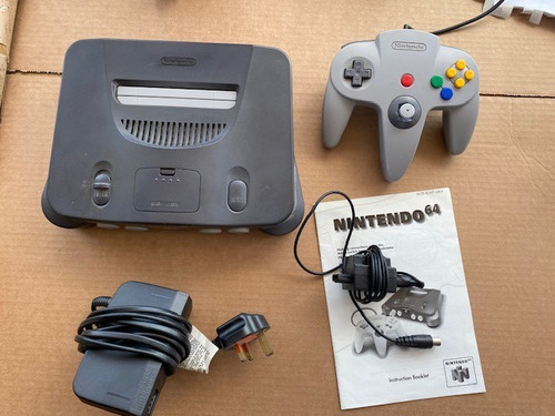 N64 console complete set - n64,