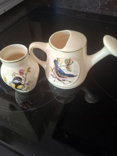 Brixham pottery pot and - and, jug
