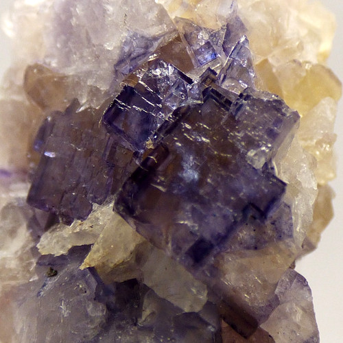 Blue john fluorite - blue,