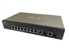 Cisco SG350-10 8-Port 1Gbps Ethernet Switch with PSU