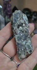 Green kyanite raw crystal - kyanite,