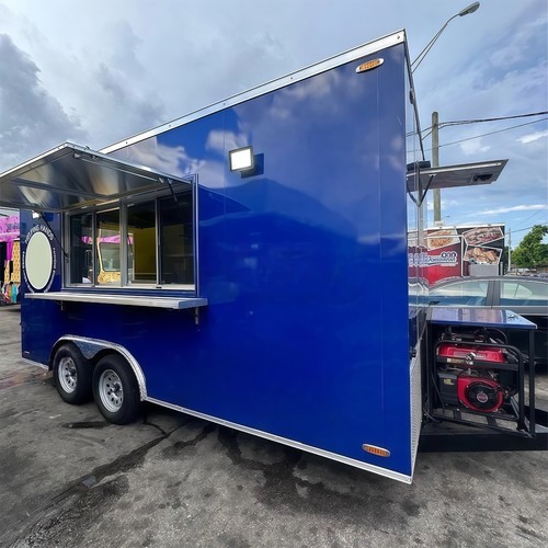 Large blue mobile - , truck