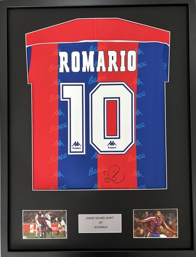 Romario signed and - signed, framed