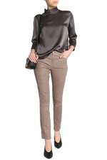 Bnwt brand taupe leather - brand,