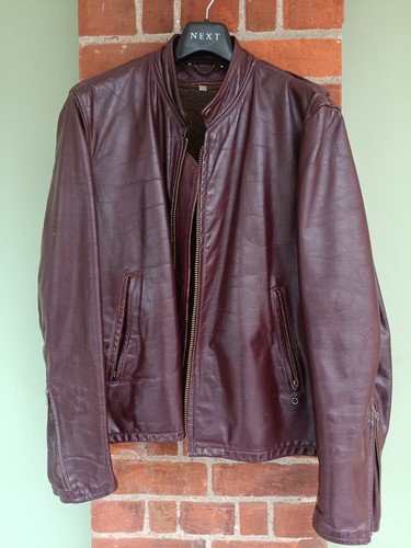 Vintage burgundy single - 70's, "single
