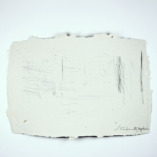 Drawing daily waste handmade