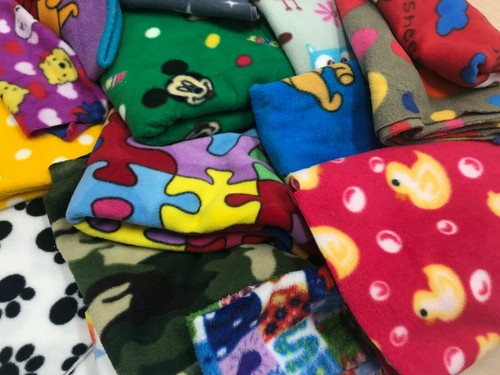 Printed polar fleece fabric - fleece,
