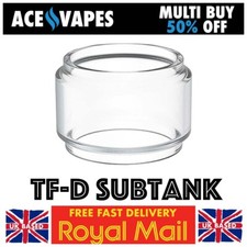 SMOK TF-D SUBTANK Tank Bulb Bubble Fatboy Pyrex Glass Tubes UK TPD - x1/x3 TFD