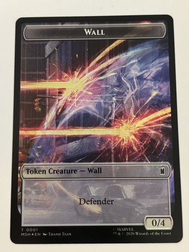 Foil mtg token wall - foil, moloid