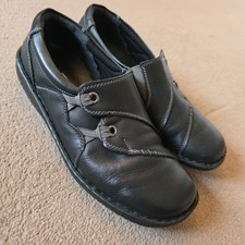Loretta Black Slip On Shoes