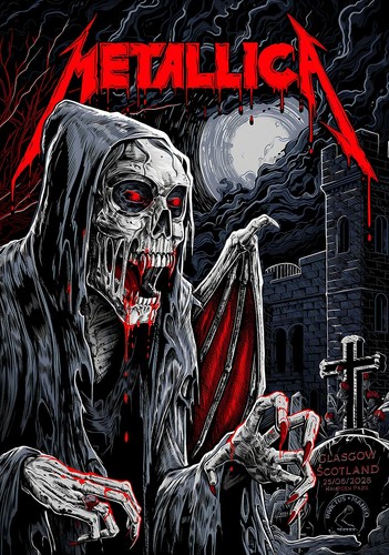 Metallica 2026 tour - tour, poster