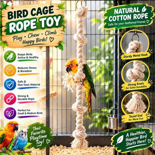 Parrot climbing cotton - climbing,