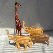 Vintage Hand-Carved Wooden