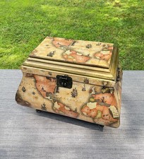 Vintage Leather World Map