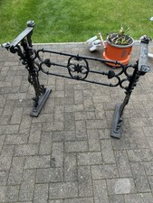 Vintage cast iron table legs - table,