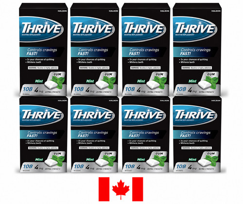 Thrive nicotine gum 4mg - 8x, gum,