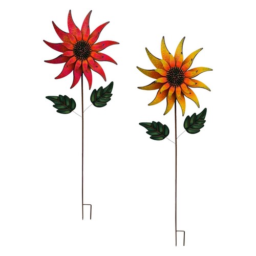 Metal wind sculpture garden - metal,