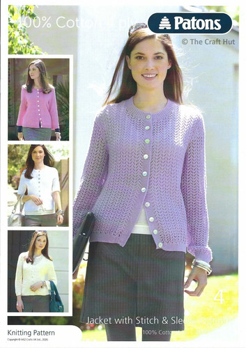 Patons ladies cotton 4ply - ladies,
