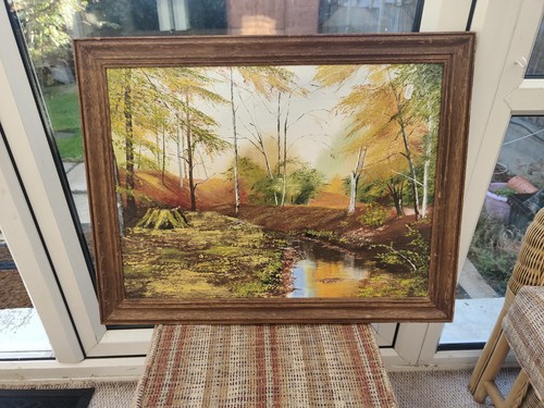 Hand painted oil - , painting