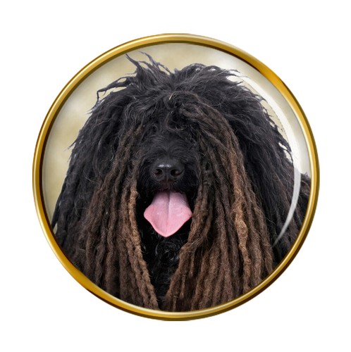 Hungarian puli dog - hungarian, pin