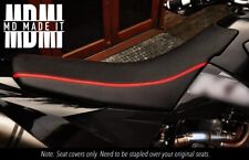FITS KTM LC4 640 98-07 CUSTOM DUAL GRIP VINYL SEAT COVER DSG2 BLACK & RED