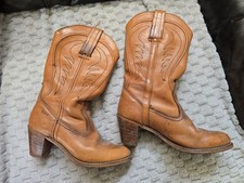 Western Leather Cowgirl Boots