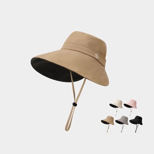 Black coating wide brim sun - wide,