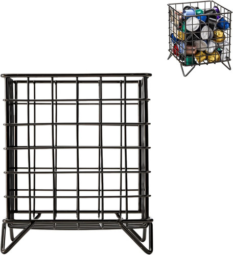 Square wire coffee pod - wire, holder