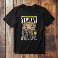 Nirvana Kurt Cobain t-shirt Popular TV and Film Fan Art T-Shirt