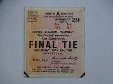 1960 FA Cup Final Blackburn