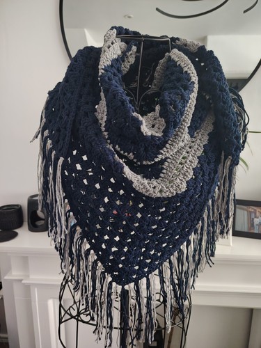 Handmade crochet triangular - crochet,