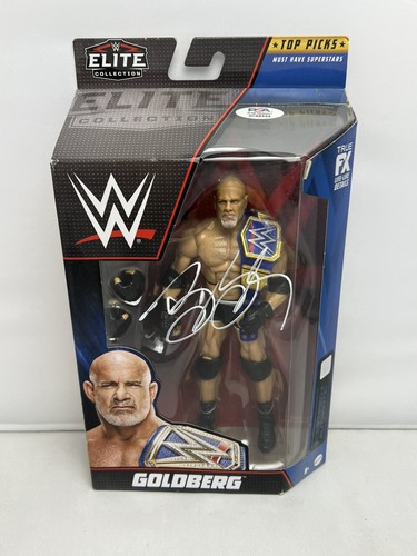 Goldberg signed wwe elite - signed,