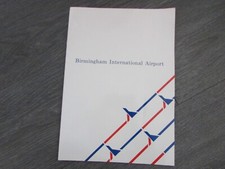 Birmingham International Airport 1984 Promotional Advertising Brochure