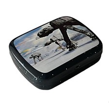 Vintage Star Wars Empire Strikes Back 1980 Small Metal Box Ltd Tin AT-AT Walker