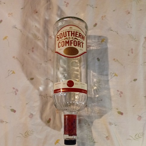 Southern comfort empty glass - empty,