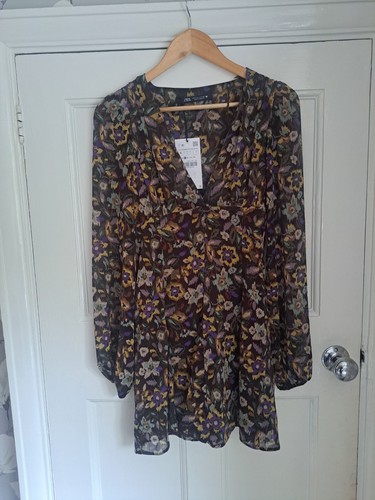 Womens zara floral dress - zara,